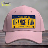 Orange Fan Novelty License Plate Hat Cotton / Pink