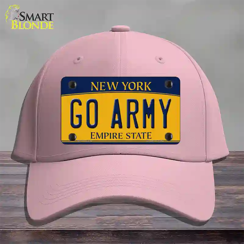 Go Army Novelty License Plate Hat Cotton / Pink