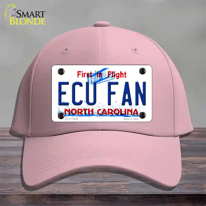 East Carolina Univ Fan Novelty License Plate Hat Cotton / Pink