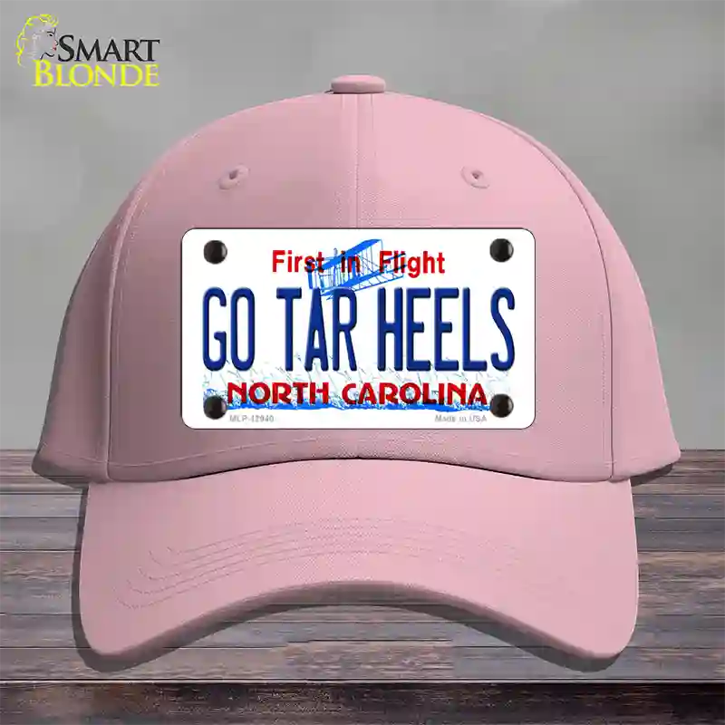 Go Tar Heels Novelty License Plate Hat Cotton / Pink