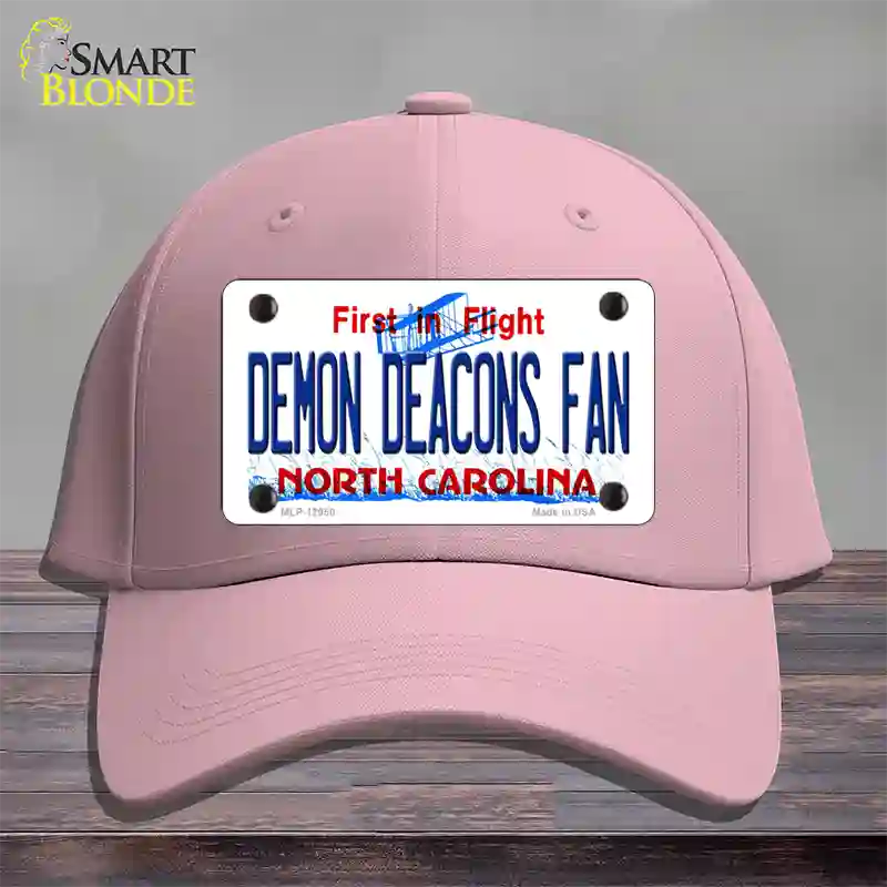 Demon Deacons Fan Novelty License Plate Hat Cotton / Pink