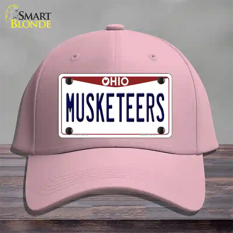 Musketeers Novelty License Plate Hat Cotton / Pink