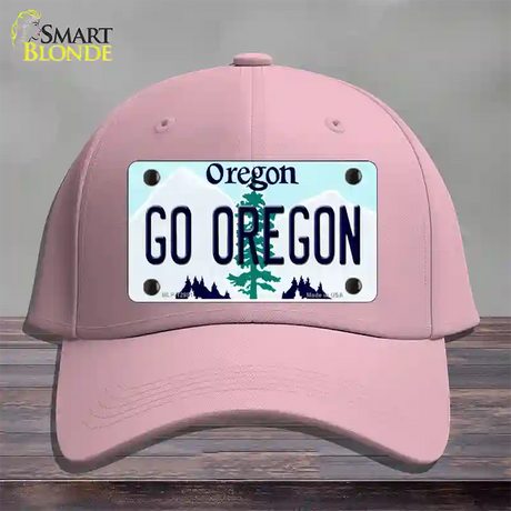 Go Oregon Novelty License Plate Hat Cotton / Pink