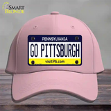 Go Pittsburgh Novelty License Plate Hat Cotton / Pink