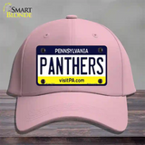 Panthers Novelty License Plate Hat Cotton / Pink