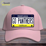 Go Panthers Novelty License Plate Hat Cotton / Pink