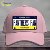 Panthers Fan Novelty License Plate Hat Cotton / Pink