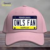 Owls Fan Novelty License Plate Hat Cotton / Pink