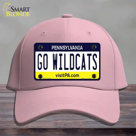 Go Wildcats Pennsylvania Novelty License Plate Hat Cotton / Pink