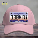 Clemson Fan Novelty License Plate Hat Cotton / Pink