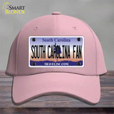 South Carolina Fan Novelty License Plate Hat Cotton / Pink