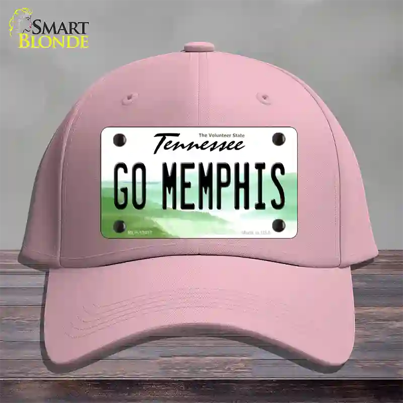 Go Memphis Novelty License Plate Hat Cotton / Pink