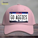 Go Aggies Texas Novelty License Plate Hat Cotton / Pink