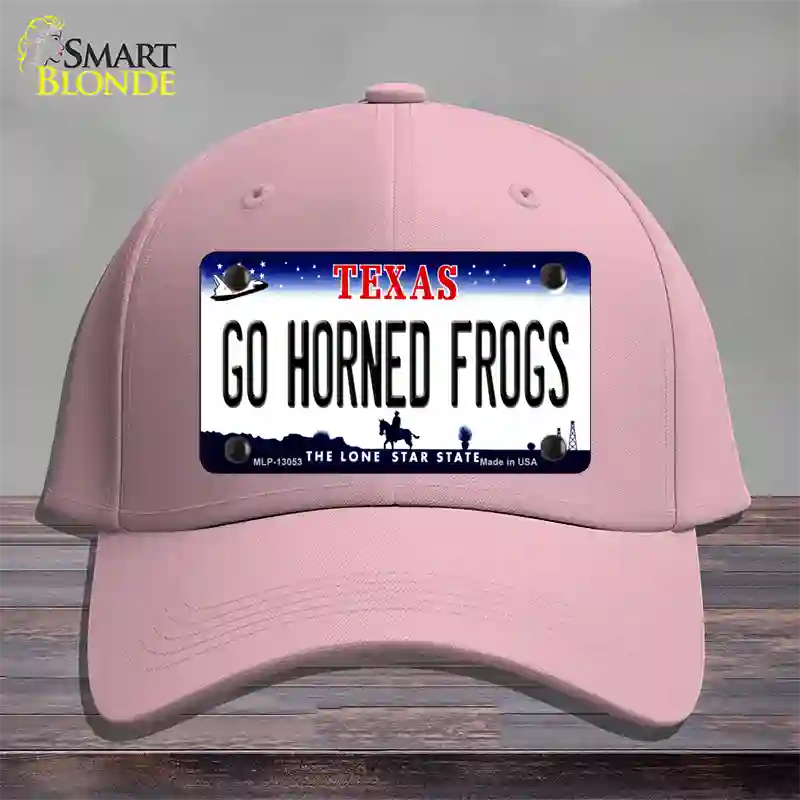 Go Horned Frogs Novelty License Plate Hat Cotton / Pink