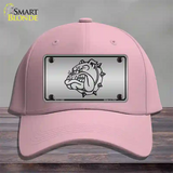 Bulldog Novelty License Plate Hat Cotton / Pink