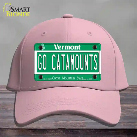 Go Catamounts Novelty License Plate Hat Cotton / Pink