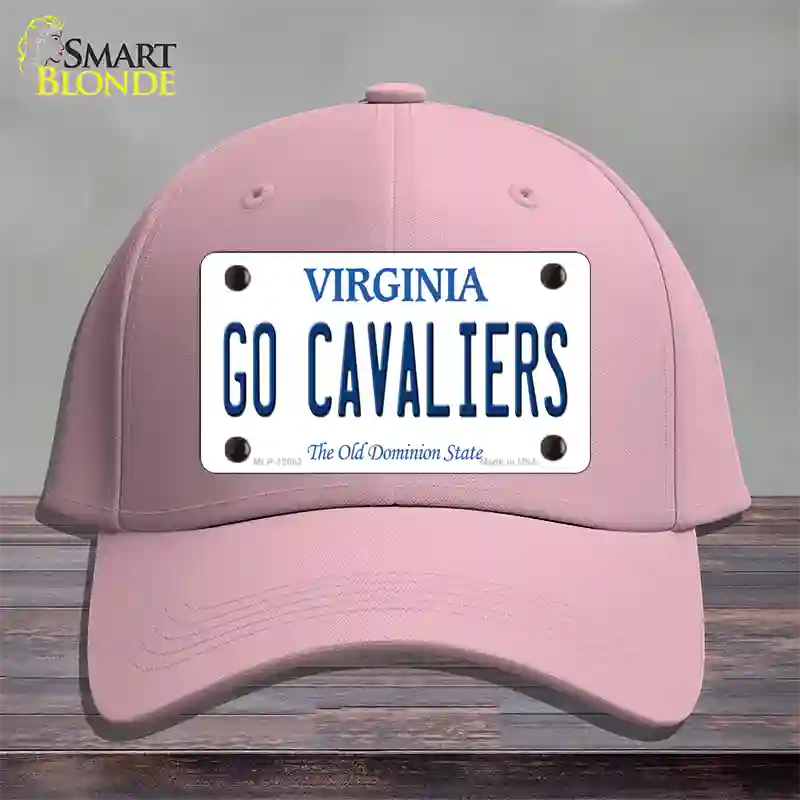 Go Cavaliers Novelty License Plate Hat Cotton / Pink