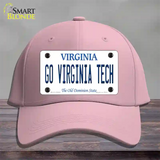 Go Virginia Tech Novelty License Plate Hat Cotton / Pink