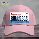 Bulldogs Washington State Novelty License Plate Hat Cotton / Pink