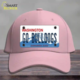 Go Bulldogs Washington Novelty License Plate Hat Cotton / Pink