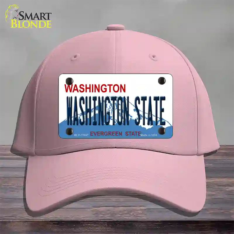 Washington State Univ Novelty License Plate Hat Cotton / Pink