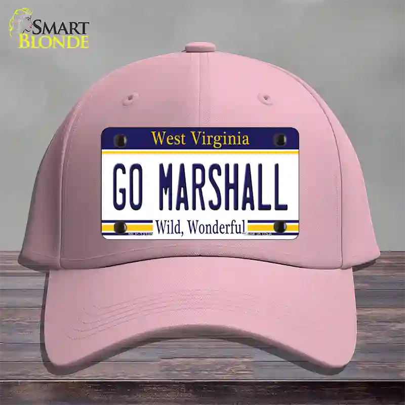 Go Marshall Novelty License Plate Hat Cotton / Pink