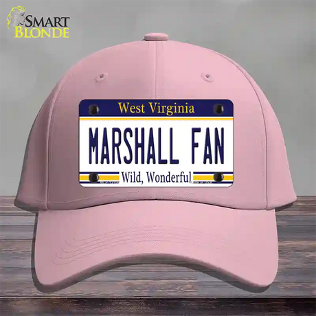 Marshall Fan Novelty License Plate Hat Cotton / Pink