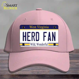 Herd Fan Novelty License Plate Hat Cotton / Pink