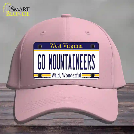 Go Mountaineers Novelty License Plate Hat Cotton / Pink