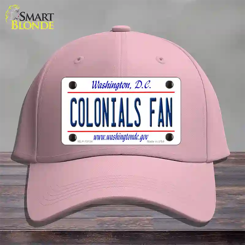 Colonials Fan Novelty License Plate Hat Cotton / Pink