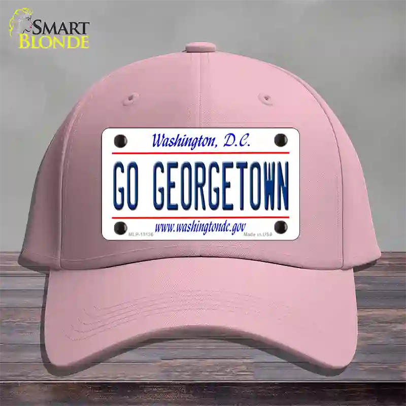 Go Georgetown Novelty License Plate Hat Cotton / Pink