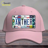 Panthers Strip Art Novelty License Plate Hat Tag Cotton / Pink