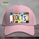 Colts Strip Art Novelty License Plate Hat Tag Cotton / Pink