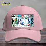 Marlins Strip Art Novelty License Plate Hat Tag Cotton / Pink