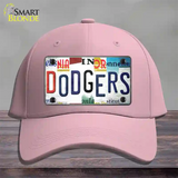 Dodgers Strip Art Novelty License Plate Hat Tag Cotton / Pink