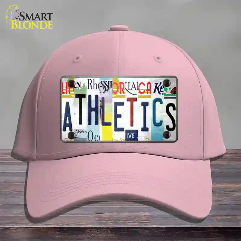 As Strip Art Novelty License Plate Hat Tag Cotton / Pink