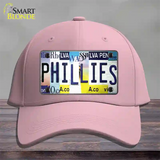 Phillies Strip Art Novelty License Plate Hat Tag Cotton / Pink