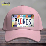 Padres Strip Art Novelty License Plate Hat Tag Cotton / Pink