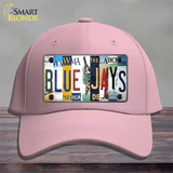 Blue Jays Strip Art Novelty License Plate Hat Tag Cotton / Pink