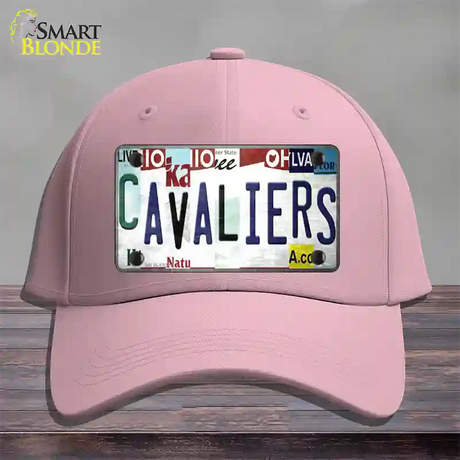 Cavaliers Strip Art Novelty License Plate Hat Tag Cotton / Pink