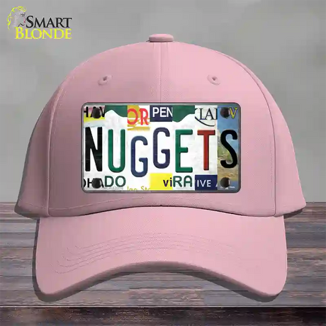 Nuggets Strip Art Novelty License Plate Hat Tag Cotton / Pink