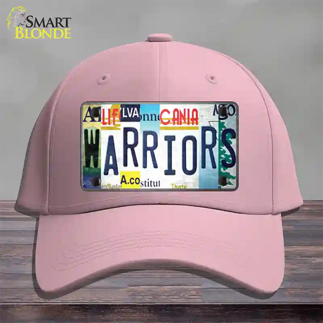 Warriors Strip Art Novelty License Plate Hat Tag Cotton / Pink