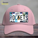 Rockets Strip Art Novelty License Plate Hat Tag Cotton / Pink