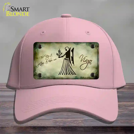 Virgo Zodiac Novelty License Plate Hat Cotton / Pink