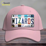 Wizards Strip Art Novelty License Plate Hat Tag Cotton / Pink