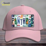 Panthers Hockey Strip Art Novelty License Plate Hat Tag Cotton / Pink