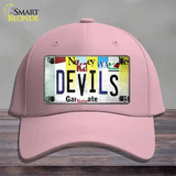 Devils Strip Art Novelty License Plate Hat Tag Cotton / Pink