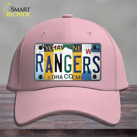 Rangers Hockey Strip Art Novelty License Plate Hat Tag Cotton / Pink