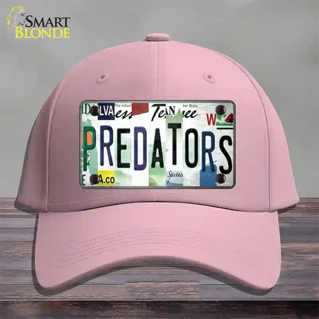 Predators Strip Art Novelty License Plate Hat Tag Cotton / Pink