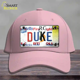 Duke Strip Art Novelty License Plate Hat Tag Cotton / Pink